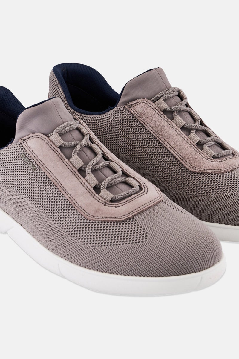 GEOX أحذية كاجوال للرجال U NEBULA 2,0 مزودة بأربطة، رمادي - Image 3